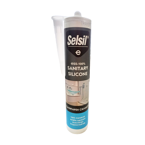 Санитарен силикон Селсил прозрачен 280мл | SELSIL